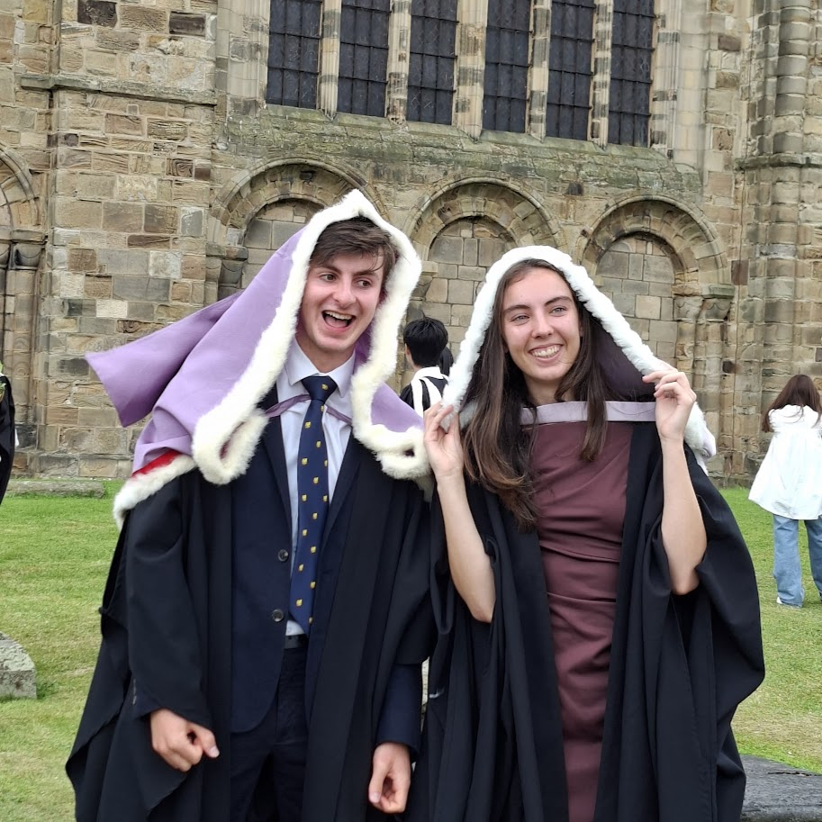 Noah Piercy at his Durham University graduation